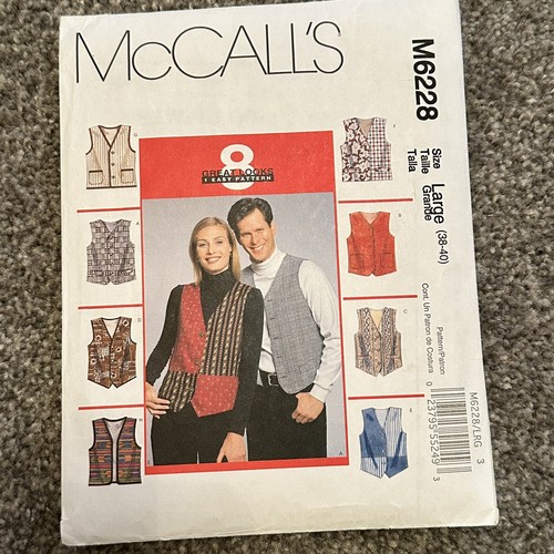 Mccalls 6228 misses men - misses, men’s
