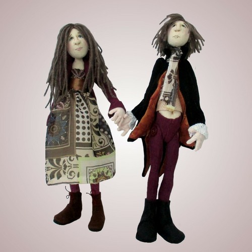 Jacasta and oberon - cloth, doll