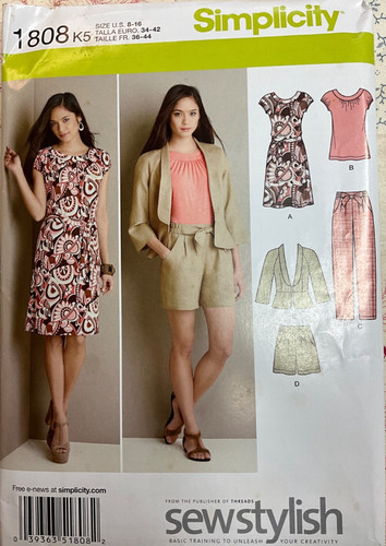 Simplicity 1808 dress top - simplicity,