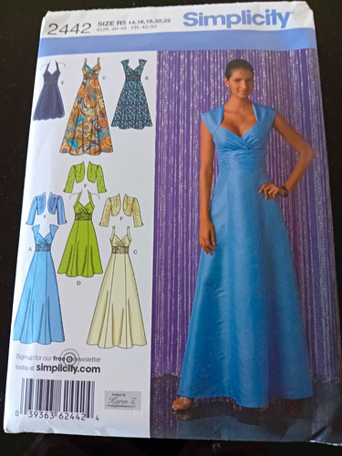 Simplicity 2442 misses dress - simplicity,