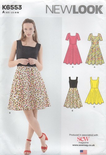 New look sewing pattern 6553 - new,