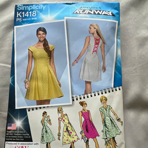 Simplicity k1418 misses dress - k1418,