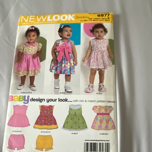 New look 6877 - new, girls