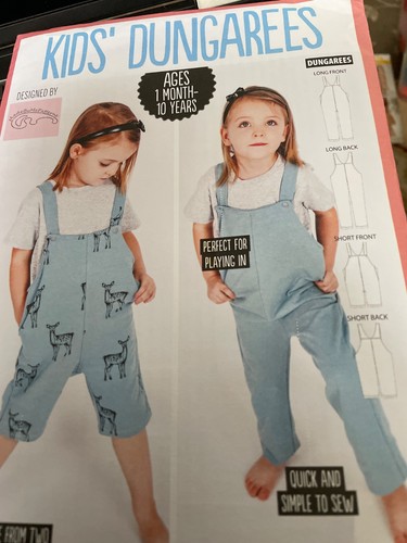 Simply sewing kids dungarees - "kids',