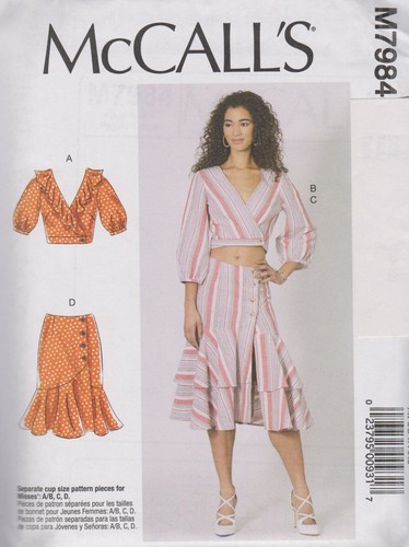 Sewing pattern top skirts - pattern, &