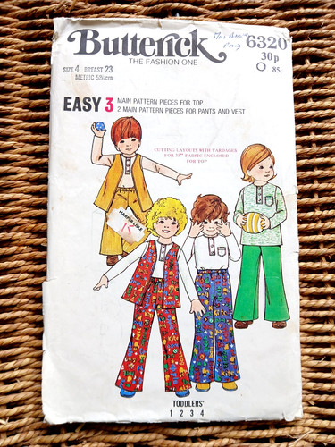 Vintage 1970s butterick easy - butterick,