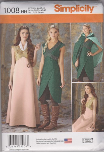 Sewing pattern dress cape - pattern,