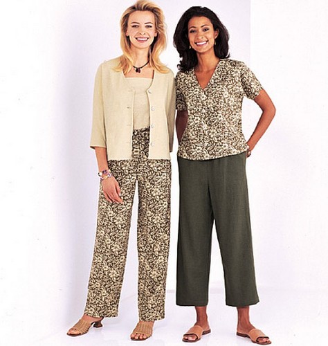 Sewing pattern top pants - top,,