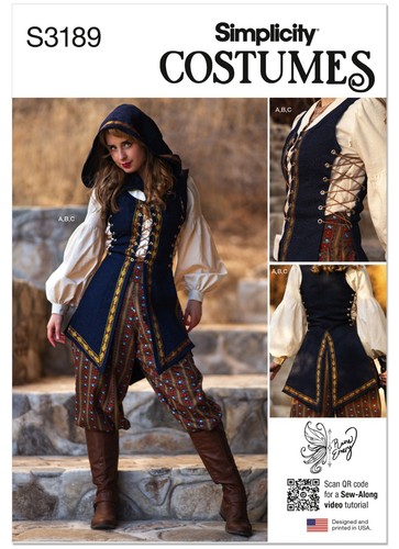 Simplicity 3189 fantasy rogue - simplicity,