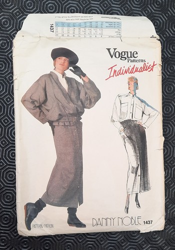 Vtg vogue pattern 1437 - vtg, 1437-vogue