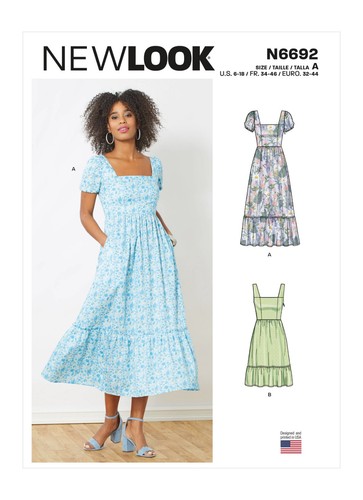 New look 6692 - look, dresses