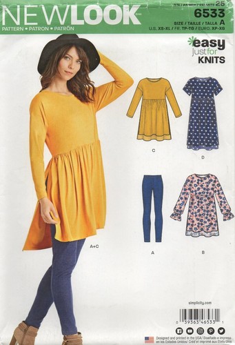 New look sewing pattern 6533 - new,