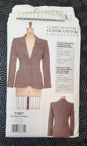 Vogue 7467 claire - vogue, shaeffer