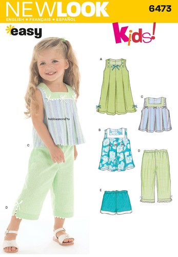 New look 6473 ttops pants - look,