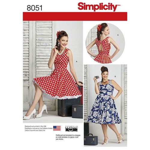Simplicity 8051 sewing - 8051, pattern