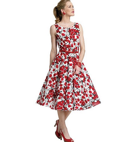 Sewing pattern lady dress - pattern, lady's