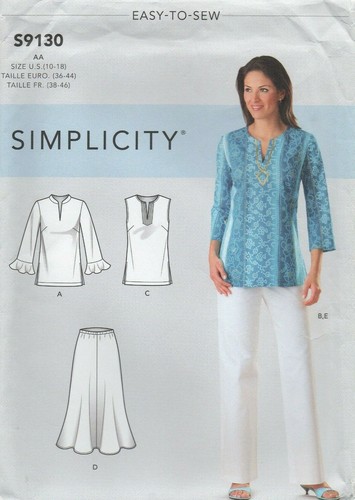 Simplicity sewing pattern 9130 - sewing,