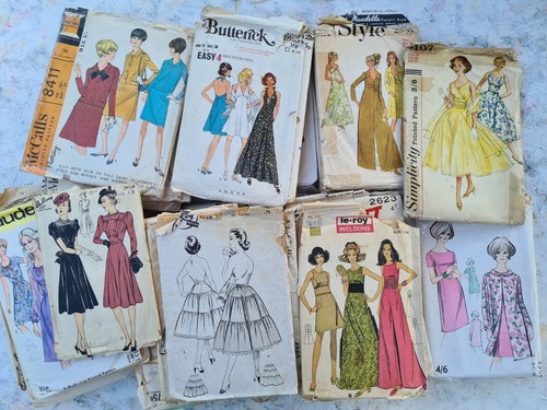 Vintage sewing pattern lot - vintage,