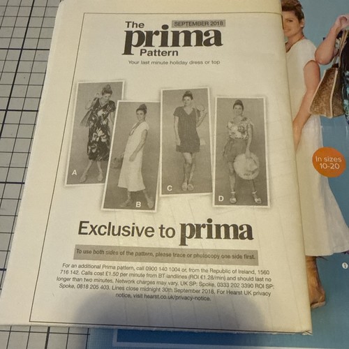 Prima sept 2018 sewing - sept,