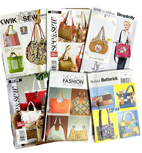Bag sewing patterns new - new, uncut