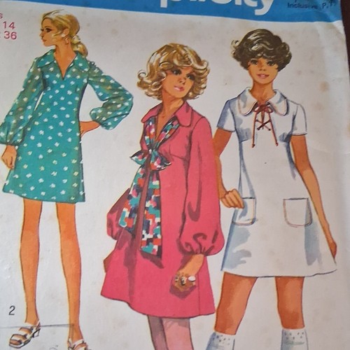 Simplicity dress sewing