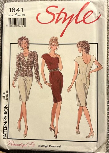 Style sewing pattern 1841 for - style,