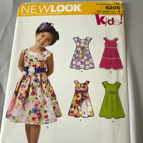 New look 6205 girls dress - new,