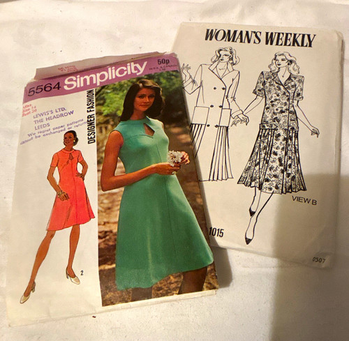 Vintage ladies dress patterns