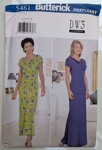 Vintage 90s butterick 5461 - vintage,