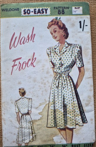 Original 1940s pattern for - 1940s,