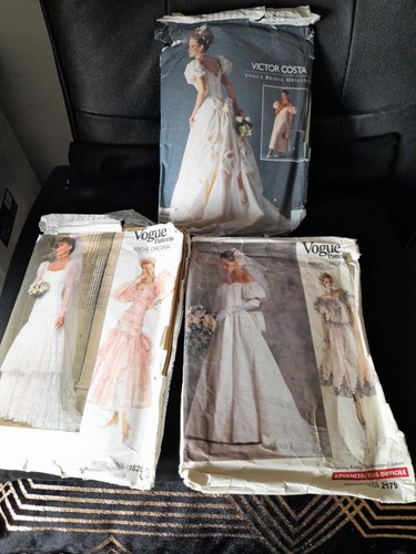 Vogue sewing wedding dress - sewing,