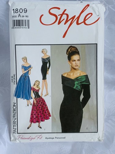 Style 1809 partially cut - style,