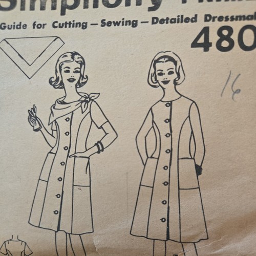 Simplicity 4803 vintage used