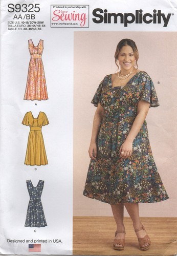 Simplicity sewing pattern 9325 - simplicity,