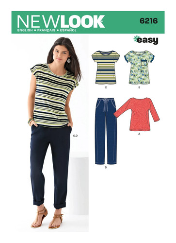 New look 6216 tops - look,