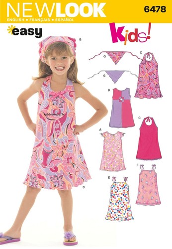 New look 6478 childs - new, easy