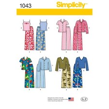 SIMPLICITY 1043 UNISEX PYJAMAS