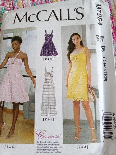 Mccalls 7954 size to - 12, 20