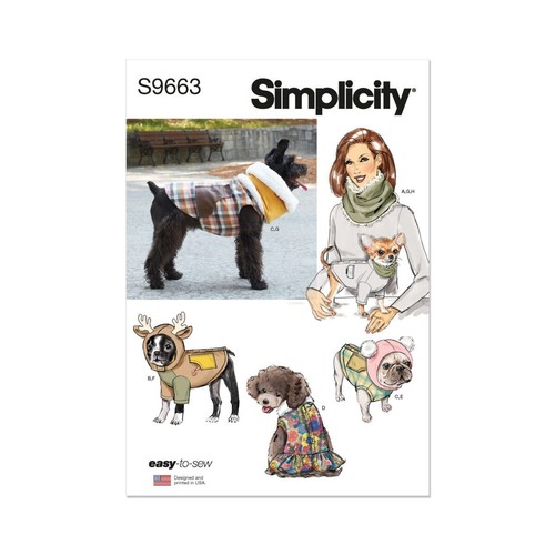 Simplicity 9663 dog - 9663, coats