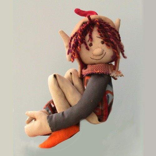 Oak elf cloth doll sewing - elf,