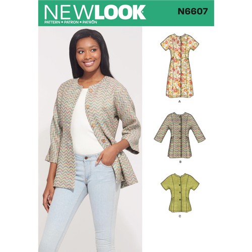 New look 6607 sewing - new,