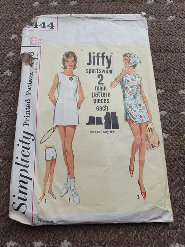 Vtg 1964 simplicity 5444 - vtg,