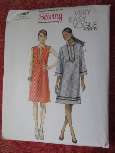 Sewing pattern shift dress - sewing,