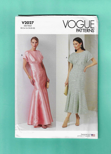 Vogue v2027 trumpet hem - vogue,
