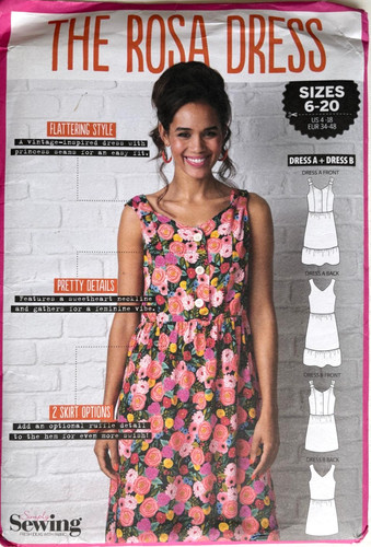 Simply sewing the rosa - rosa, dress