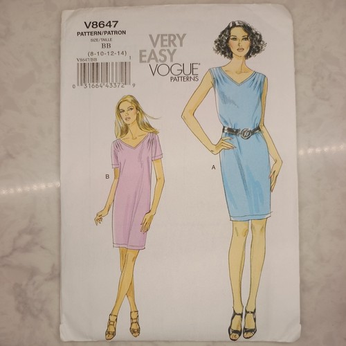 Vogue v8647 misses dress size - vogue,