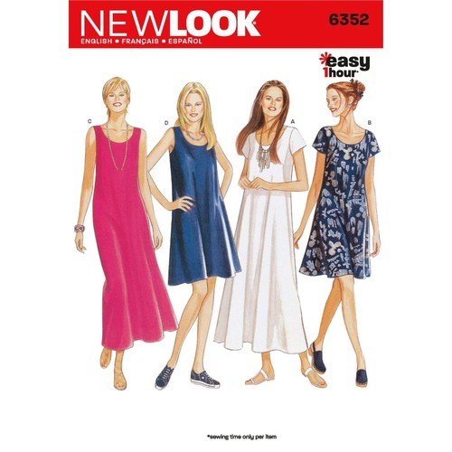 New look 6352 dresses misses - new,