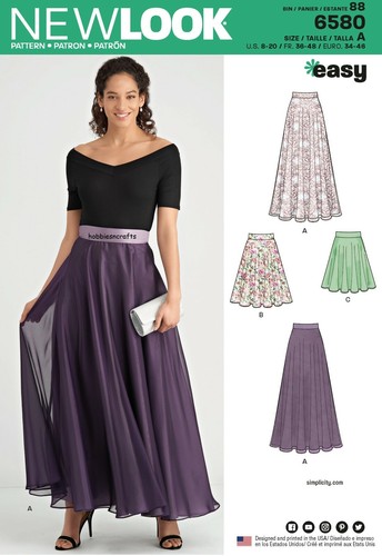 6580 misses circle skirt - skirt, 3