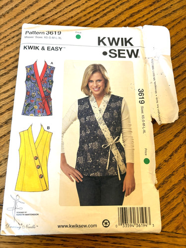 Rare kwik sew 3619 - sew, (&easy)