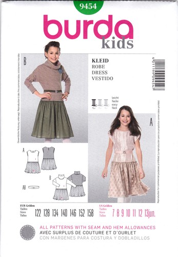 Sewing pattern dress girl s - pattern, girl's
